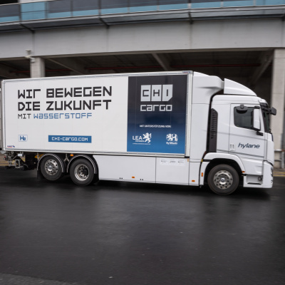 LKW mit Wasserstoffantrieb